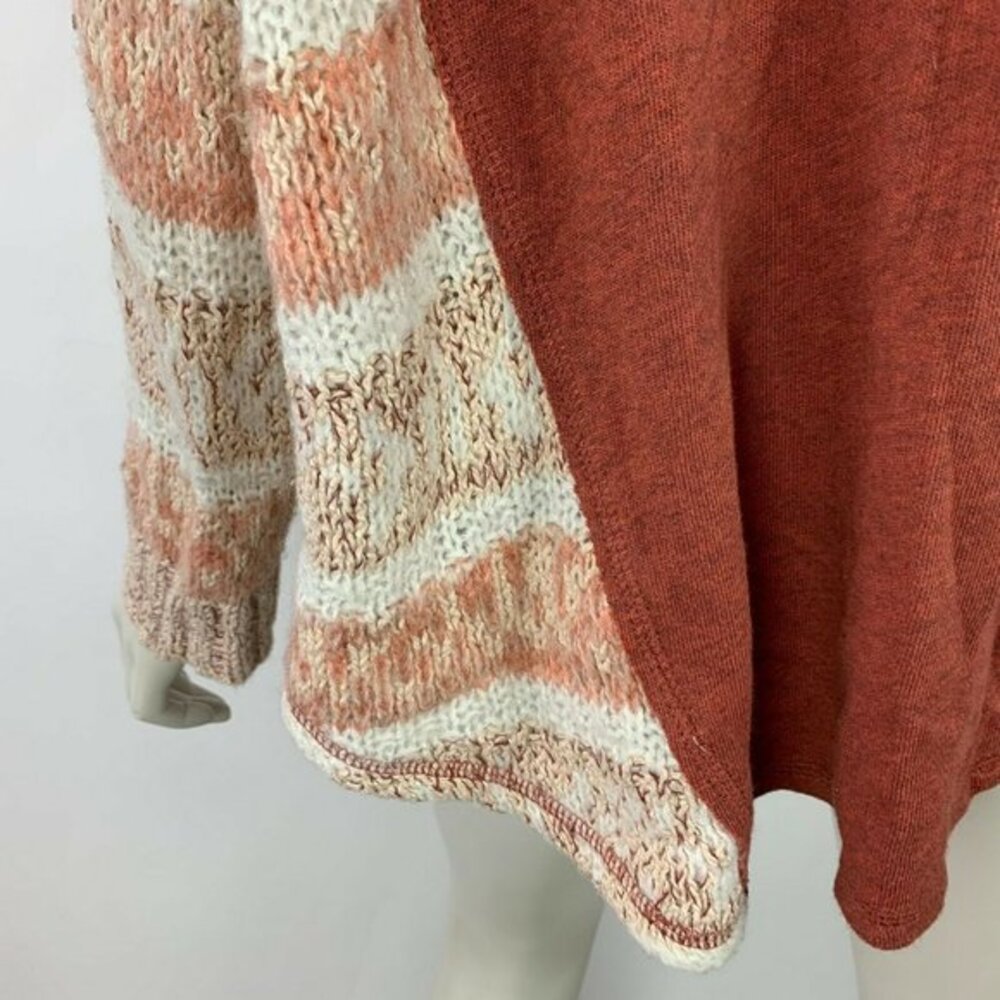 Free People Pullover Terri Knit Sleeve Crew Neck - Picture 8 of 10